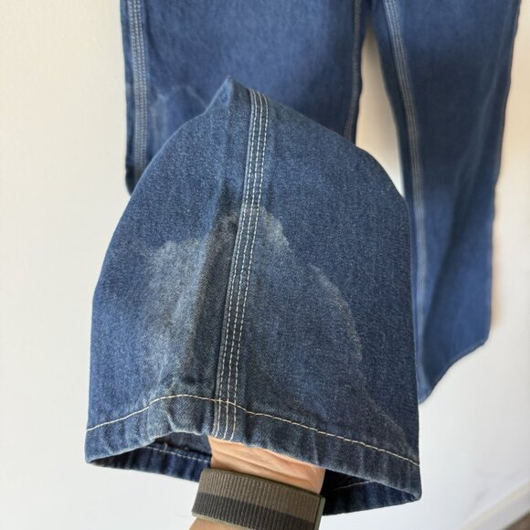 NWT Carhartt Men 29X32 Y2K Distressed Dungaree Carpenter Grunge STAINS!! - Picture 11 of 16